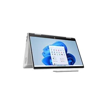 HP Pavilion X360 14T-EK1000– Core i7-1355U, 16GB RAM, 1TB SSD, 14” FHD, Windows 11 home, Silver