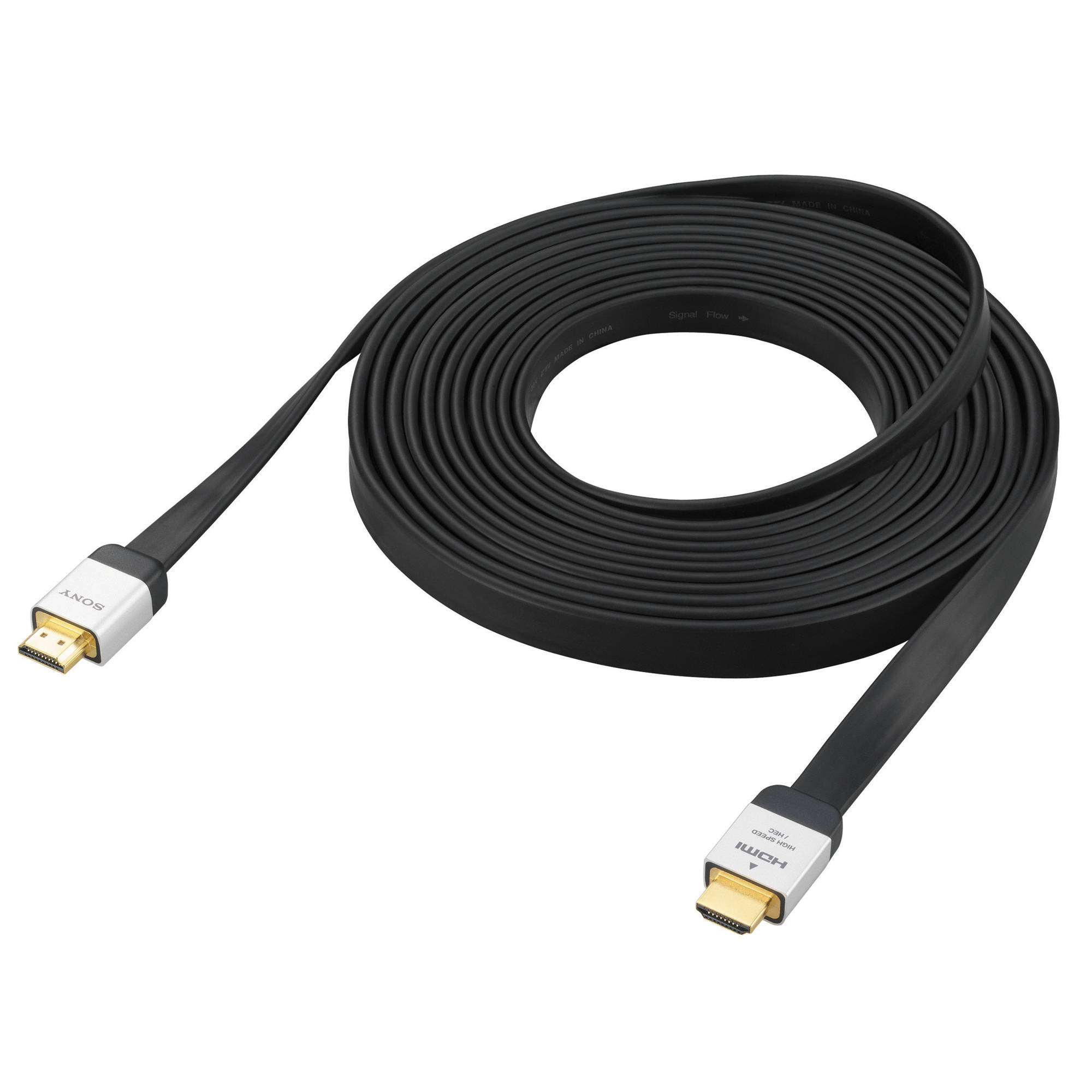 Sony High Speed HDMI Version 1.4a 4K Cable 24k Gold Contacts 2M view 4