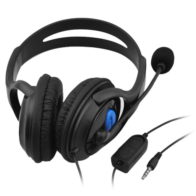 Generic 3.5mm Wired Gaming Headphones Over Ear Game Headset Stereo Bass Earphone with Microphone Volume Control for PC Laptop PS4 Smart Phone view 3