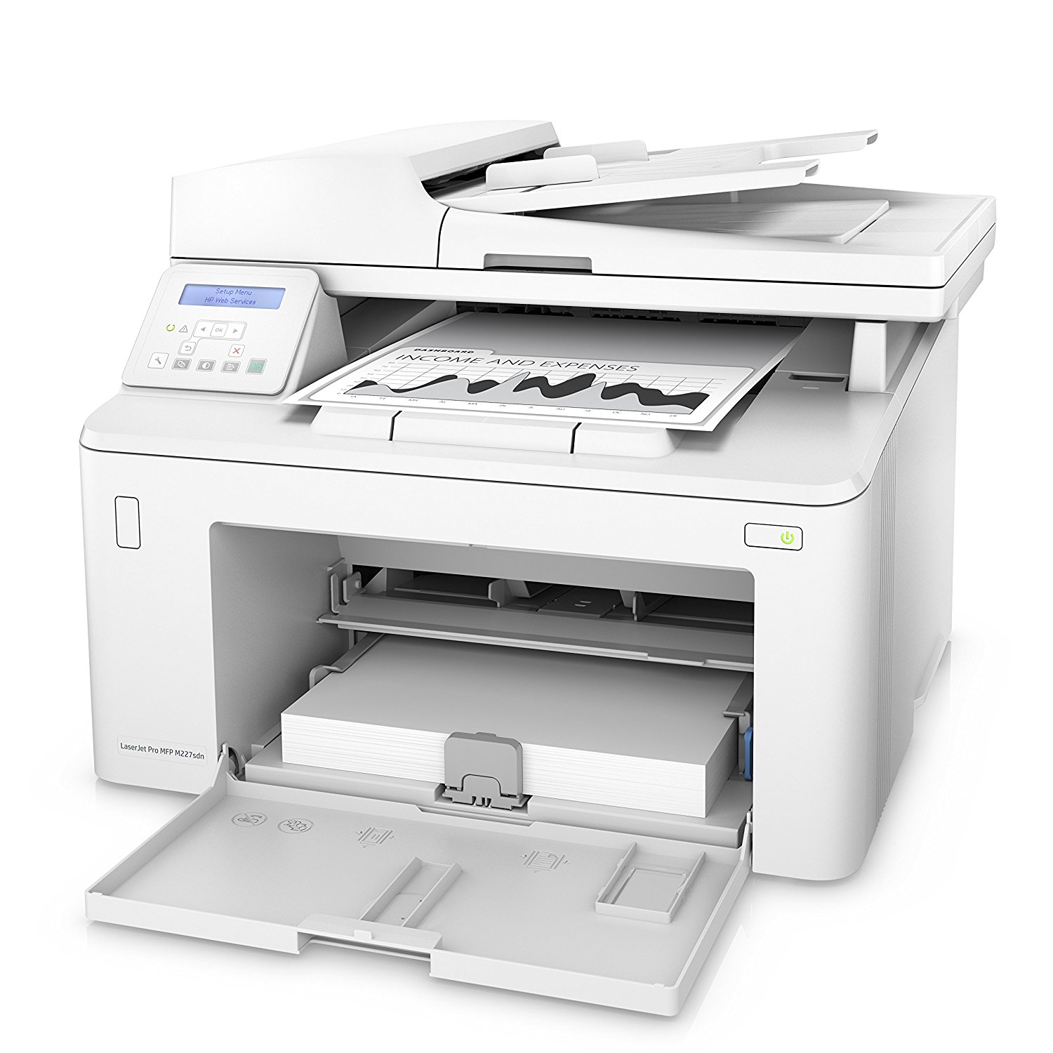 HP LaserJet Pro MFP M227sdn view 3