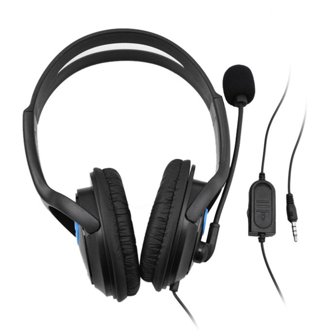 Generic 3.5mm Wired Gaming Headphones Over Ear Game Headset Stereo Bass Earphone with Microphone Volume Control for PC Laptop PS4 Smart Phone view 4