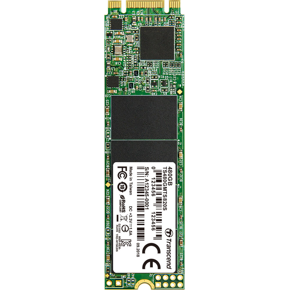 Transcend TS480GMTS820S 480GB M.2 SATA III 6GB SSD MTS820S view 2