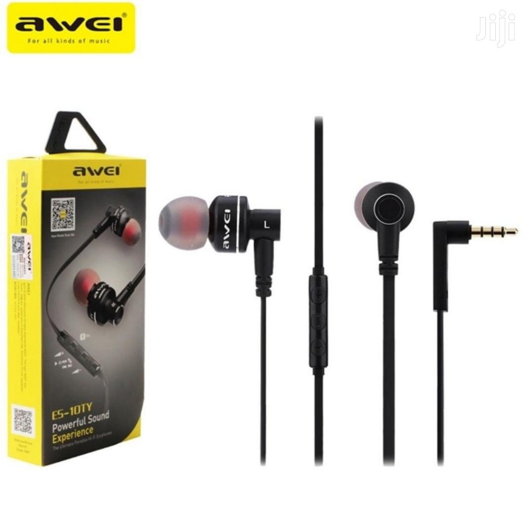 Awei ES 10TY Noise Isolation In-ear Headphones - Black view 4