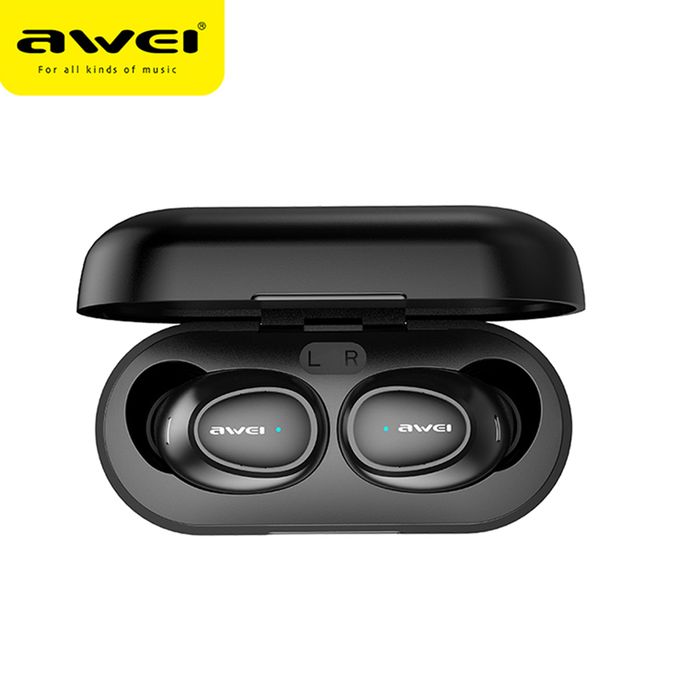 Awei T6 TWS True Wireless Charging bluetooth Earphones